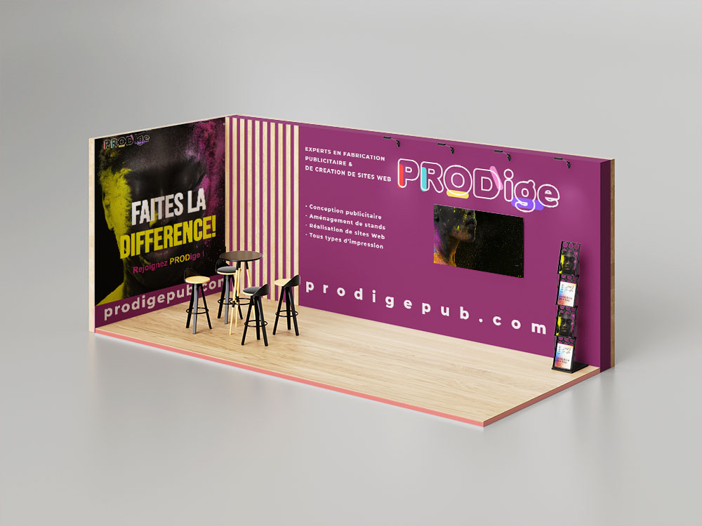 Exemple de Stand PRODIGE Pub