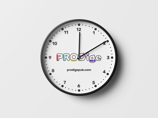 horloge personnalisée prodige pub